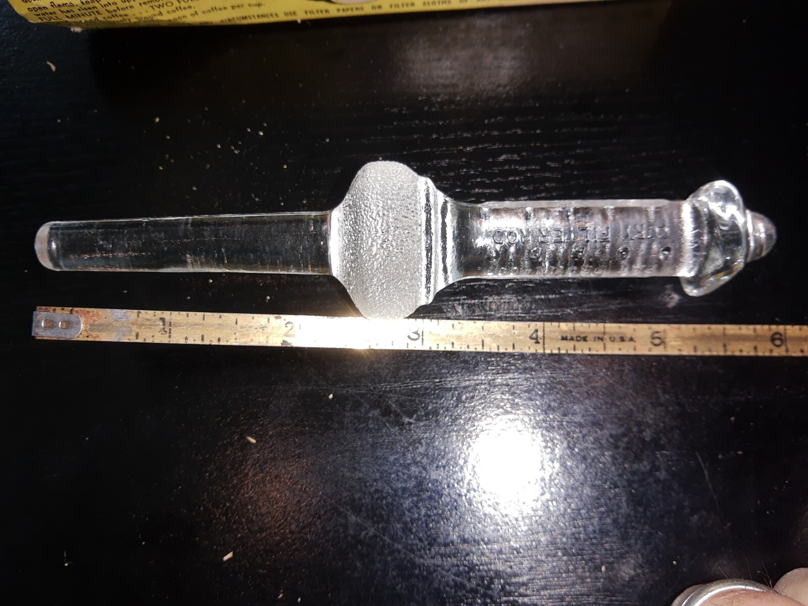 NOS VINTAGE CORY GLASS FILTER ROD REPLACEMENTS w/ BOX VACUUM COFFEE POT