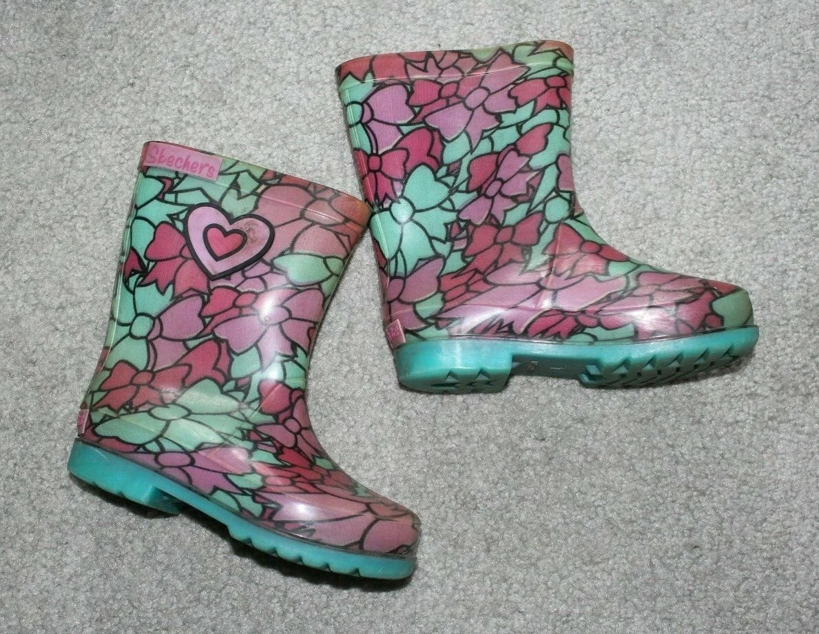Skechers kids sales rain boots