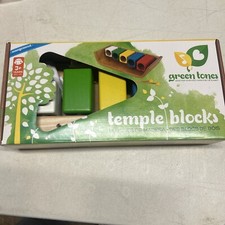 Green Tones 3740 Temple Wood Blocks