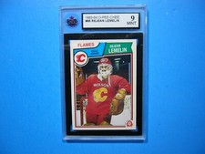 1983/84 O-PEE-CHEE NHL HOCKEY CARD #86 REJEAN LEMELIN KSA 9 MT SHARP!! 83/84 OPC