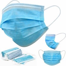 50pcs Face Mask Non Medical Surgical 3-Ply Ear loop Disposable Mouth Cover