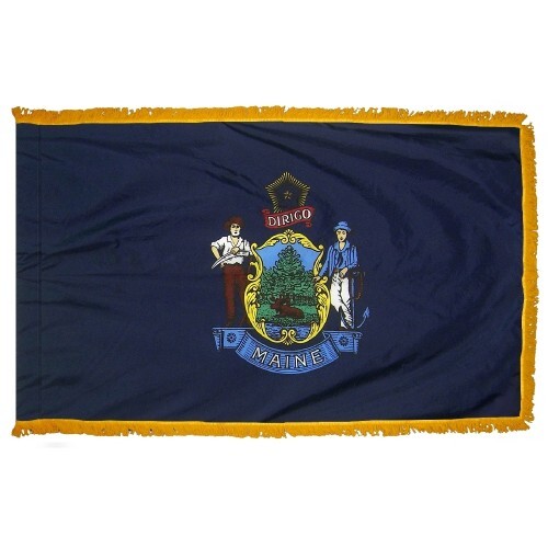 Maine Annin Flagmakers State Nylon Flag Indoor Outdoor All Sizes - Picture 14 of 15