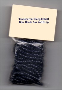 Czech-Seed-Beads-Transparent-Deep-Cobalt-6-0-NEW