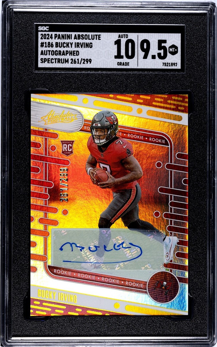 2024 PANINI ABSOLUTE BUCKY IRVING #186, ROOKIE, AUTO, SPECTRUM