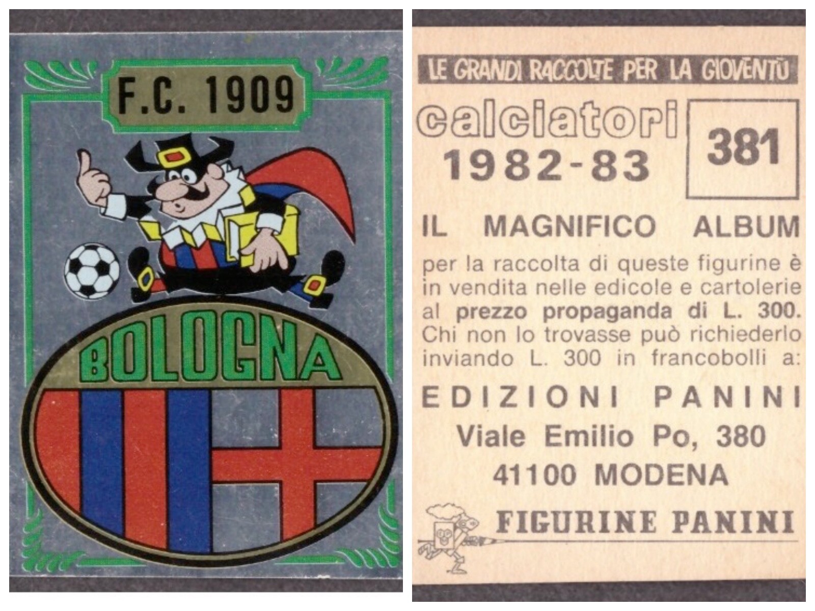 FIGURINA CALCIATORI PANINI 1982/83 - Nuova/New - N.555 Squadra - Varese