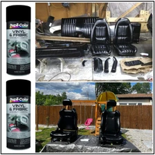 Leather Vinyl Gloss Black Paint Car Interior Carpet Fabric Detailer Coating 2PK