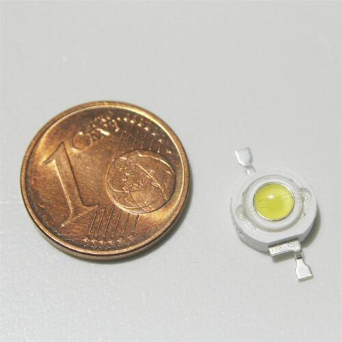 10x Highpower LED 3W kaltweiß, 3 W weiße High Power SMD LEDs, 3 Watt 700mA white - Bild 4 von 6