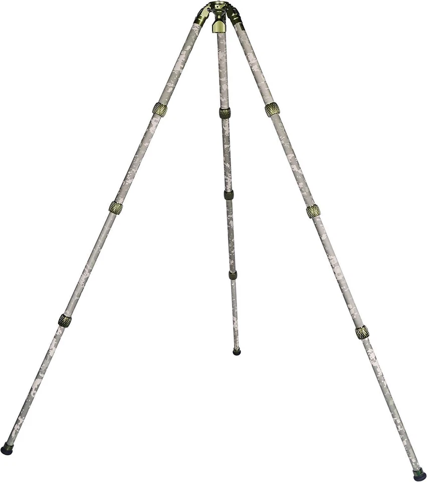 Sirui CT-3204 Pro Carbon 4-Step Tripod Legs Only Green Digi Camo Flat/75mm Bowl - Image 2 of 4
