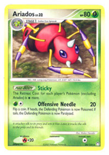 Pokemon - Ariados - 20/123 - Rare - Mysterious Treasures - LP