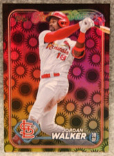 2024 Topps Series 2 Jordan Walker Future Stars #642 Holiday Foil Sun 01/10