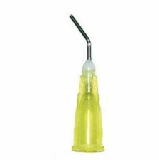 Disposable Pre-Bent Needle Tips 20 Gauge Yellow 100/Pk