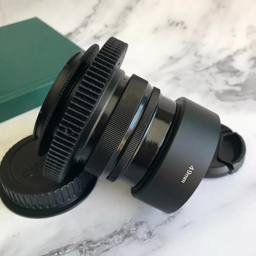 Photo Lens Mir 1 V 2.8/37mm Cine mod Canon EF mount Soviet lens - Picture 8 of 9