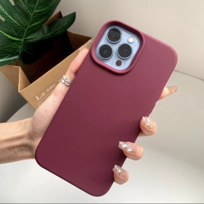 Rote Silikon Hülle für IPhone 15 & 16 (Pro, Plus, Pro Max ) 
