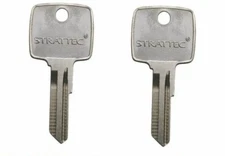 Qty 2 Mack Key Blank Ignition Door Big Semi Truck 18 Wheeler Strattec 322710