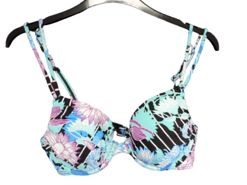 Sunseekers Push Up Bikini-Oberteil mehrfarbig Größe UK 10B DH100 EE 20 - Bild 1 von 3