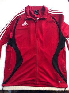 adidas tiro jacket red