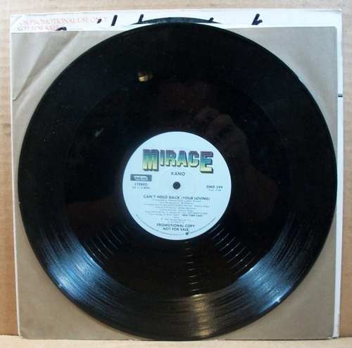 Kano - Can't Hold Back (Your Loving) (12" Single, 1981, Mirage Records) ~ Promo - Picture 3 of 6