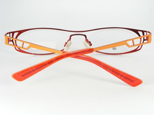 NEW MOZAIC MO-1006 G6 1 ORANGE /RED UNIQUE RARE EYEGLASSES GLASSES 48-18-135mm - Picture 3 of 11