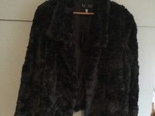 Armani Jeans Faux Fur Jacket Size 16 New With Tags Reduced