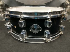 ddrum Maple Shell 5.5" x 14" Black Lacquer Snare Drum