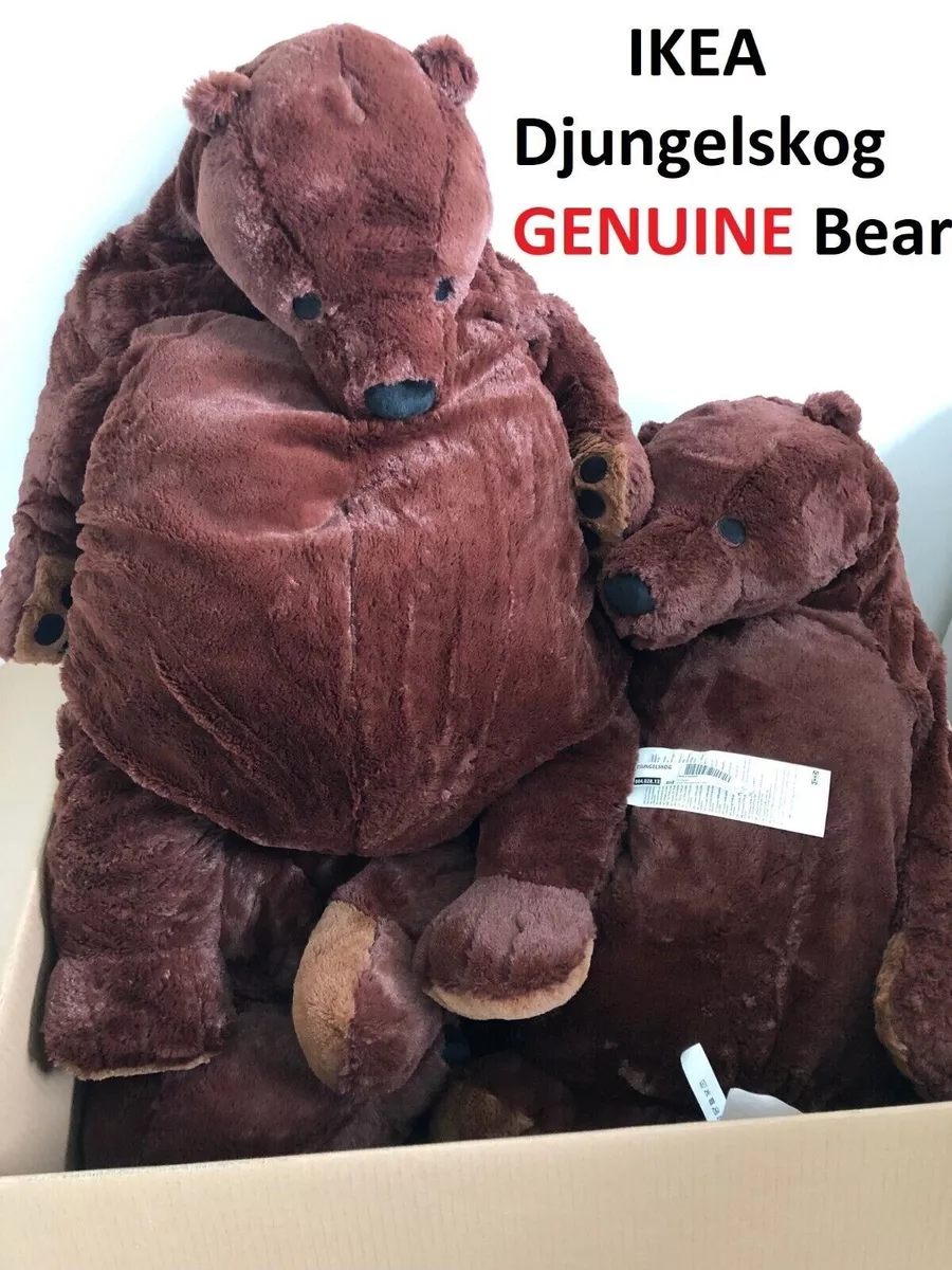 IKEA Djungelskog Large Bear Soft toy ORIGINAL Brown 100cm Animal Stuffed  Teddy