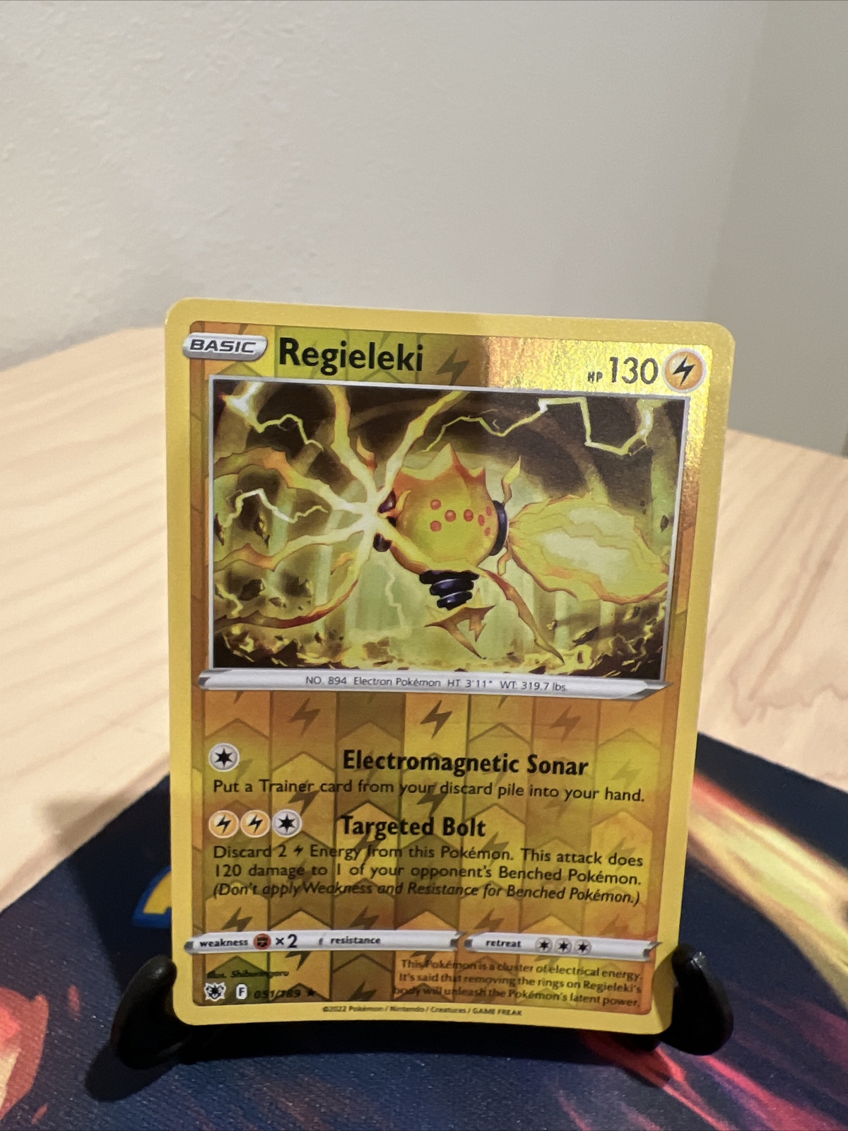 Pokémon TCG Regieleki Astral Radiance 051/189 Reverse Holo Rare for sale online eBay