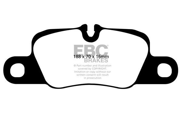 EBC DP81858RPX Track & Race Brake Pad Set