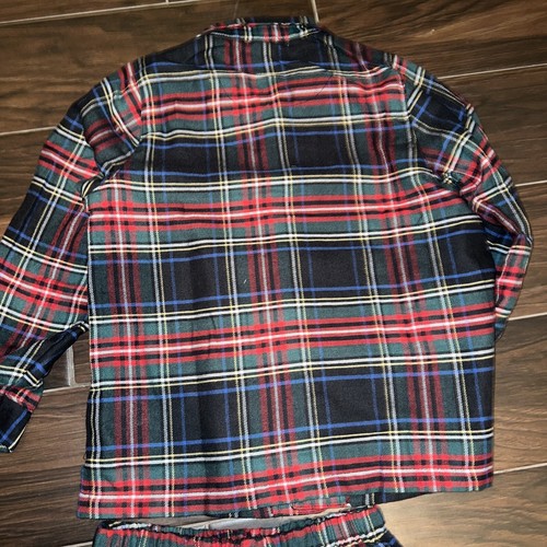 Pottery Barn Girls/Boys Plaid 2pc flannel Pajamas Set Small SIZE 8 - Picture 9 of 10