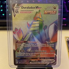 Pokemon Card Duraludon VMAX 219/203 Evolving Skies Rainbow on eBay