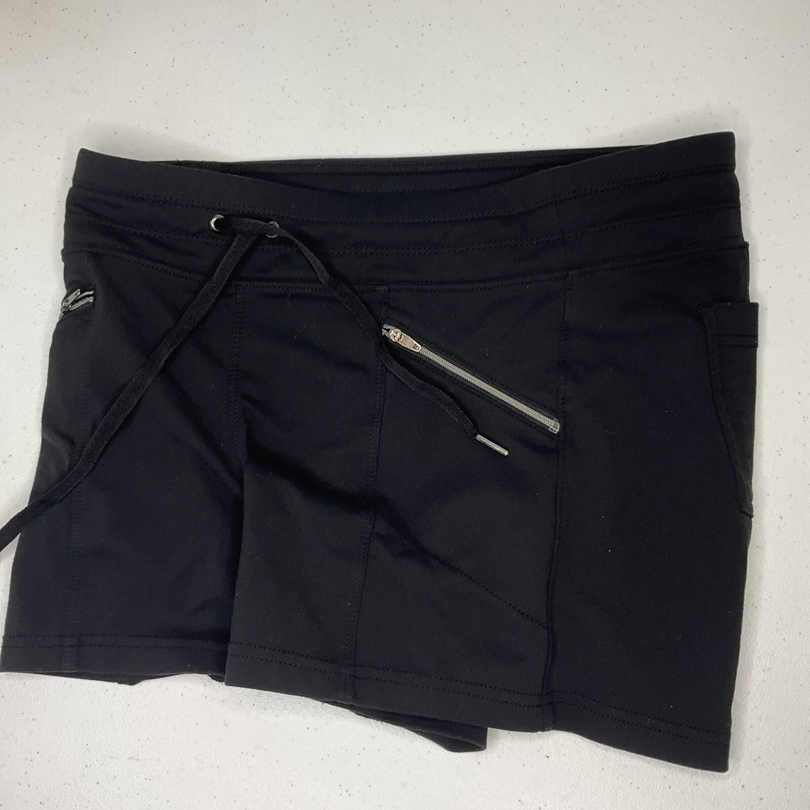 Athleta Metro Slouch Shortie Shorts Black Women’s Size Small 557503 Pockets eBay