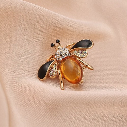 Lindos broches de abeja serie de insectos broches de animales dibujos animados perla corsé accesorios - Imagen 20 de 26