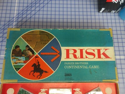 VINTAGE 1968 RISK BOARD GAME, PLASTIC PIECES PARKER BROTHERS | eBay