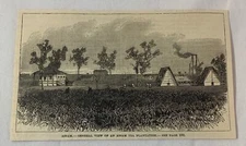 1883 magazine engraving ~ ASSAM TEA PLANTATION India