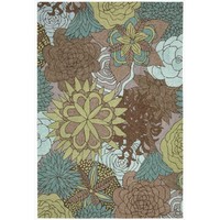 Nourison South Beach Indoor/outdoor 5.0x7.6 Aqua Brown Area Rug, 100% Polyester, on sale Nourison South Beach Indoor/outdoor 5.0x7.6 Aqua Brown Area Rug, 100% Polyester, on sale