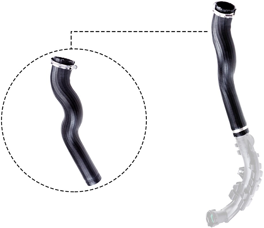 CHARGE AIR HOSE 09-0532 FOR RENAULT MASTER/II/Platform/Chassis/Van/Bus OPEL - Image 4