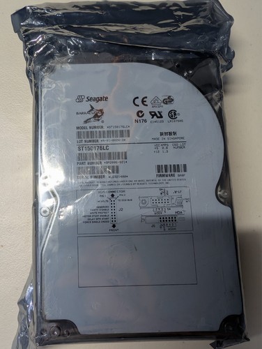 9M2006-821 - Seagate 50GB 7200 RPM SCSI 3.5" HDD Ultra 2 80 Pin SEALED