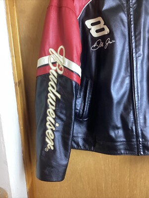 Vintage Dale Earnhardt Jr #8 Chase Wilsons Leather Budweiser