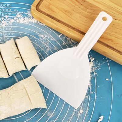 Dough Cutter Dual Sided Flexible Plastic Bowl Scraper for Bread Pizza  Pastry UK