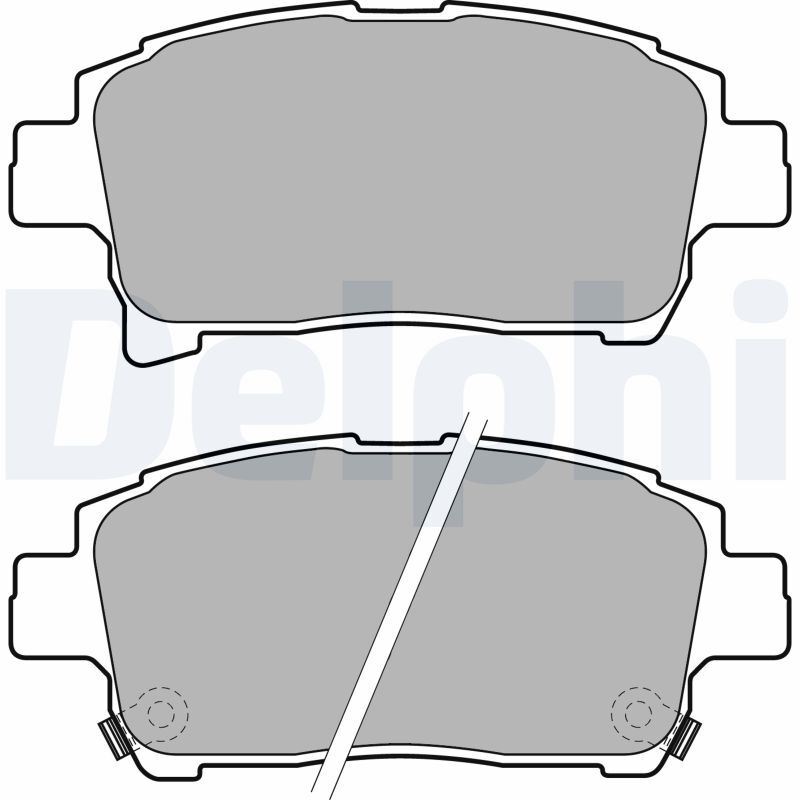 Plaquettes de frein avant Toyota Prius Liftback et Yaris Verso
