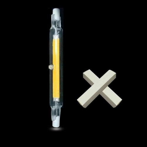 R7S 118mm 78mm LED COB 10W 5W 110V/220V Halogen Lamp Dimmable Glass Replace - Picture 6 of 14