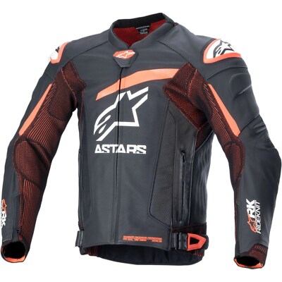 Herren Motorrad Jacke 54 - Alpinestars GP Plus R V4 Rideknit - schwarz-rot-weiß