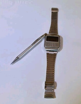 Vintage Digital Seiko C153 5011 Calculator Watch +Pen all Vintage Digital Seiko C153 5011 Calculator Watch +Pen all