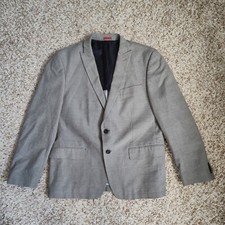John Varvatos USA Men Size 44R 2 Button Grayish Brown Blazer
