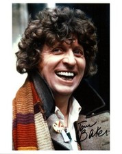 Doctor Who Autograph: TOM BAKER (The Fourth Doctor) Signed Photo