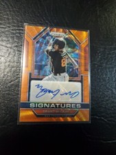 2023 Panini Prizm Baseball - Grant McCray Orange Wave Prizm Signatures 01/50