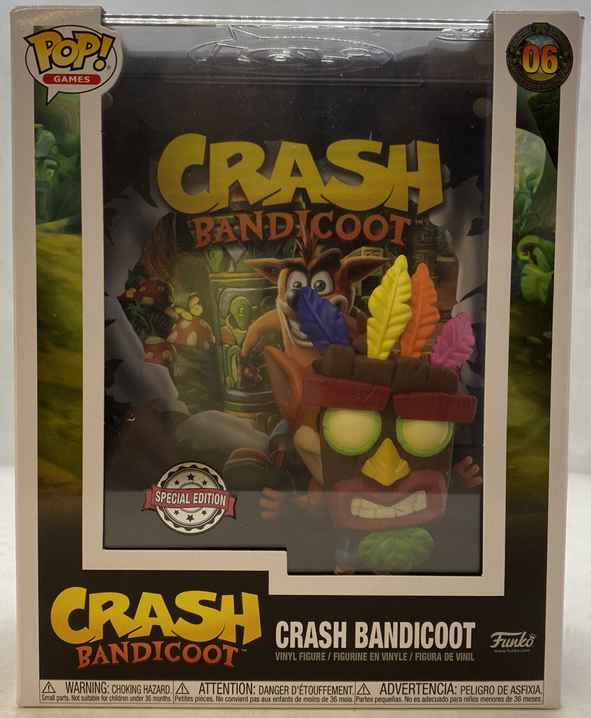 Figura Funko Pop Crash Bandicoot 06 Crash Bandicoot Edición Especial Totalmente Nueva