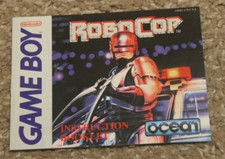 Robocop Instruction Booklet Manual Nintendo Gameboy GB 1990 Ocean