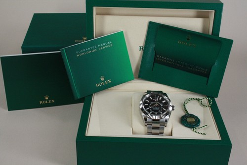 ROLEX SKY-DWELLER STAHL WEISSGOLD -OYSTERBAND NAGELNEU FULLSET 03/2025 DEUTSCH - Bild 7 von 8
