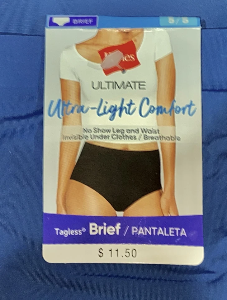 Трусики женские HANES ультралегкие комфортные темно-синие незаметные размер 2XL 9 - Изображение 4 из 4