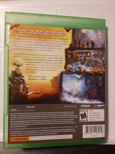 Technomancer (Microsoft Xbox One, 2016) focus maximum games scifi rpg - Picture 3 of 3